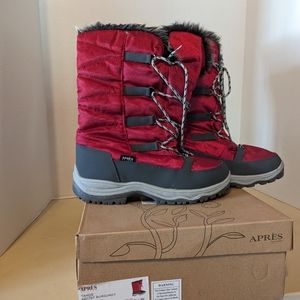 Apres by Lamo Women's Red Lace-upBoot Boot sz 9